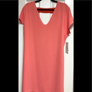 Cooper & Ella- Coral Never Worn Shift Dress-NWT